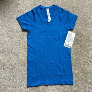swiftly tech short sleeve 2.0 celeb blue color